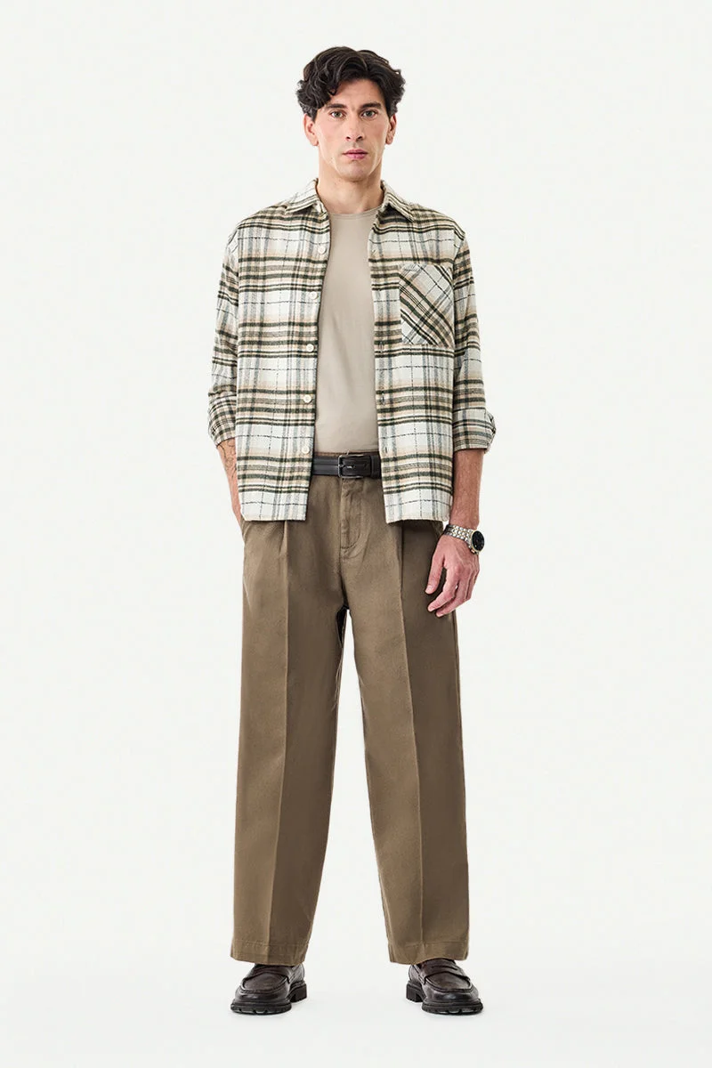 سنيتش بنطلون واسع قطن %